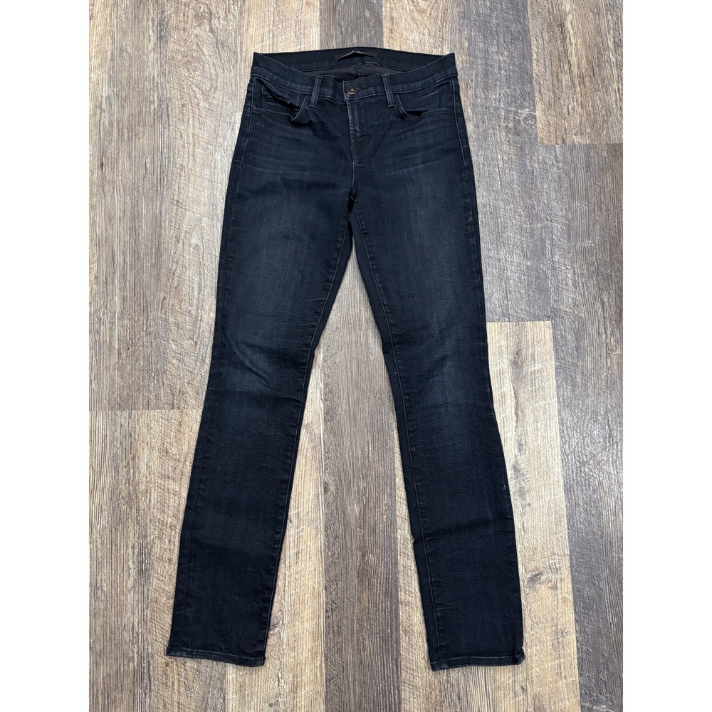 J Brand Skinny Leg Jeans Elemental Dark Wash Mid Rise Denim 811I540 Size 26